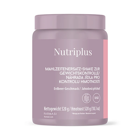 🌱 Veganer Protein Shake – Pflanzliches Eiweißpulver | 20g Protein pro Portion | 27 Vitamine & Mineralstoffe | Glutenfrei | Hoher Ballaststoffgehalt | Erdbeer-Geschmack